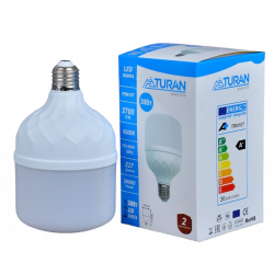 Лампа Turan 30W E27, 6400K, холодный белый свет