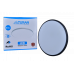 Светодиодный плафон LED 80W, 6400K, круглый, черный, 35×35 см
