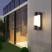Светильник настенный наружный 24W, 6500K, IP65, черный корпус